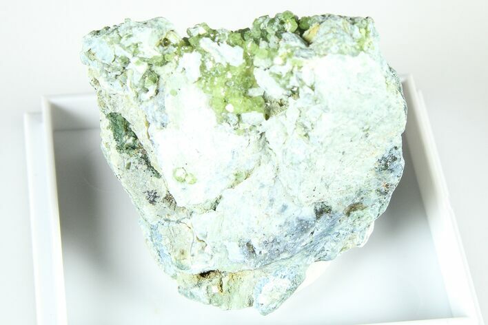 Sparkling Demantoid Garnet Cluster in Matrix - California #379783
